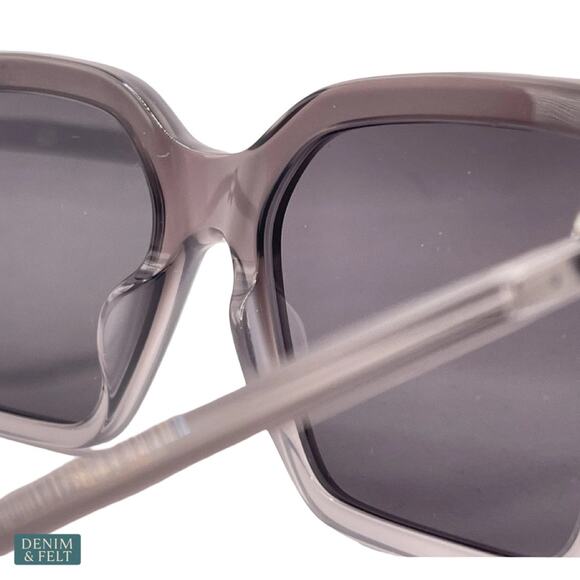 NEW Fendi‎ FF Diamonds Square Sunglasses 54mm Grey Gradient Luxe Statement Chic main image 8